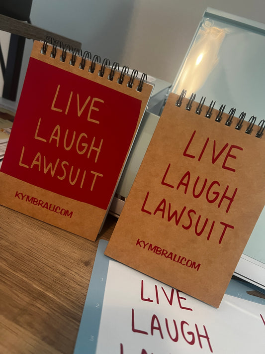 Y.) LIVE LAUGH LAWSUIT NOTEBOOK